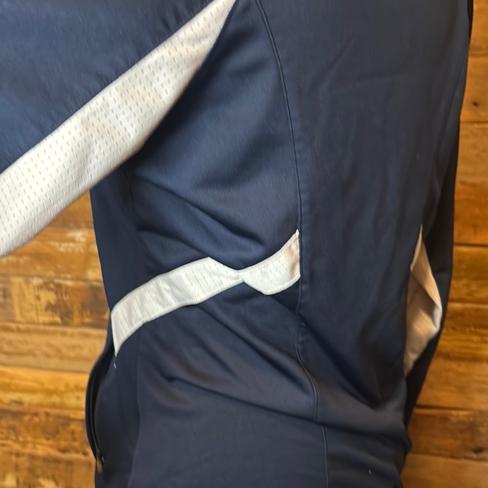 MAVERICKS Women's Navy and White Zip-Up - Picture 9 of 12